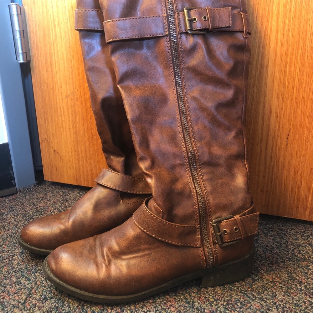 Brown High Boots